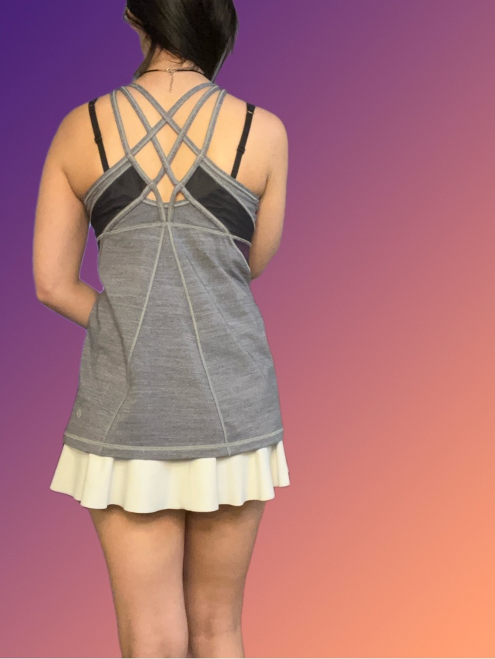 lululemon athletica Gray and Black Tank Top - Picture 3 of 7